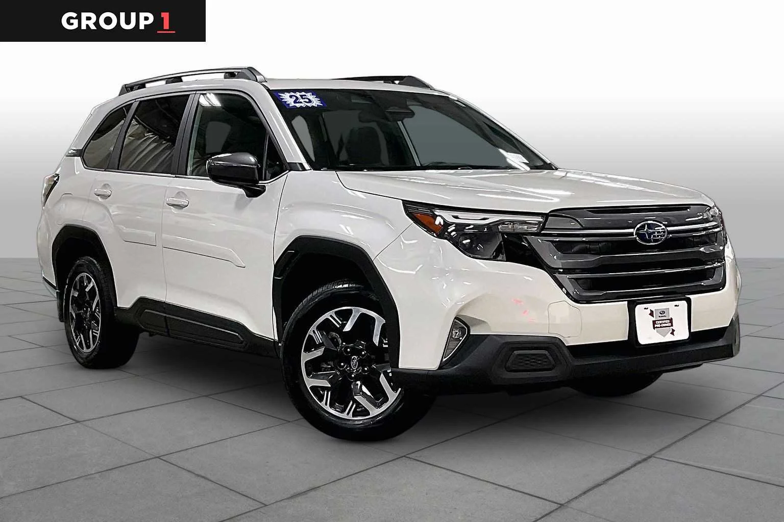 Certified Used 2025 Crystal White Pearl Subaru Premium image 3