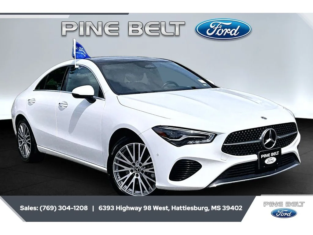 Used 2025 Polar White Mercedes-Benz CLA 250 image 1
