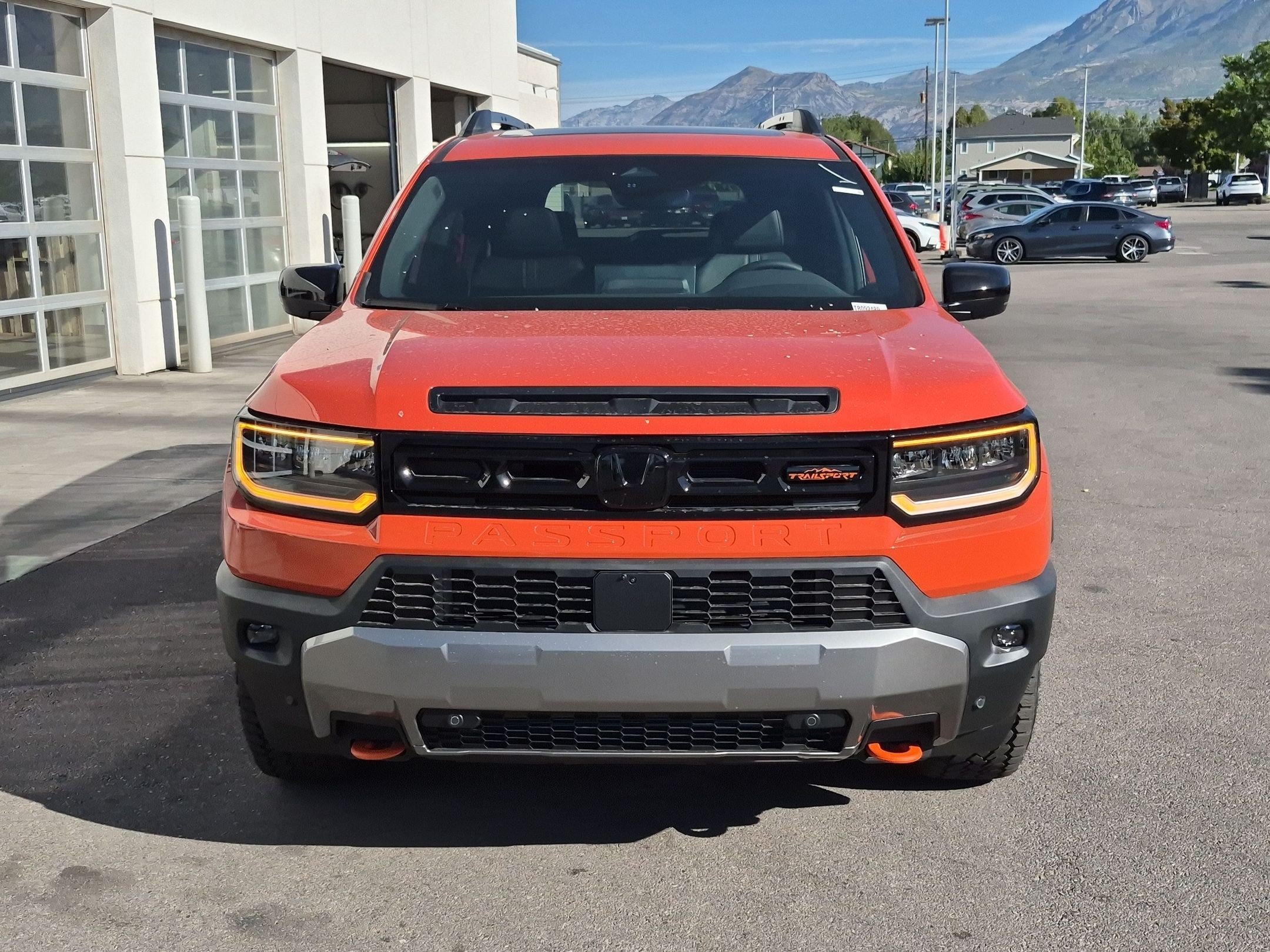 New 2026 Sunset Orange Honda TrailSport Elite Blackout image 9
