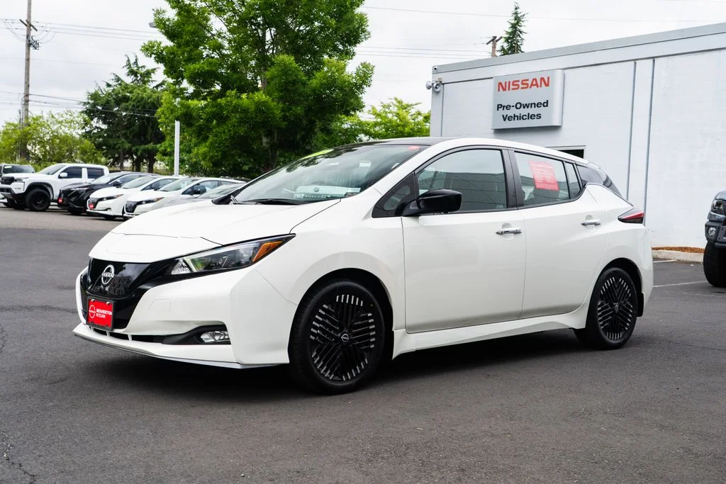 Certified Used 2025 Black Nissan SV Plus image 3