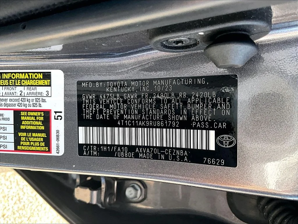 Used 2024 Gray Toyota LE image 22