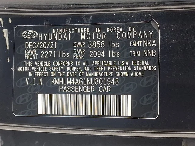 Used 2022 Black Hyundai SEL image 27