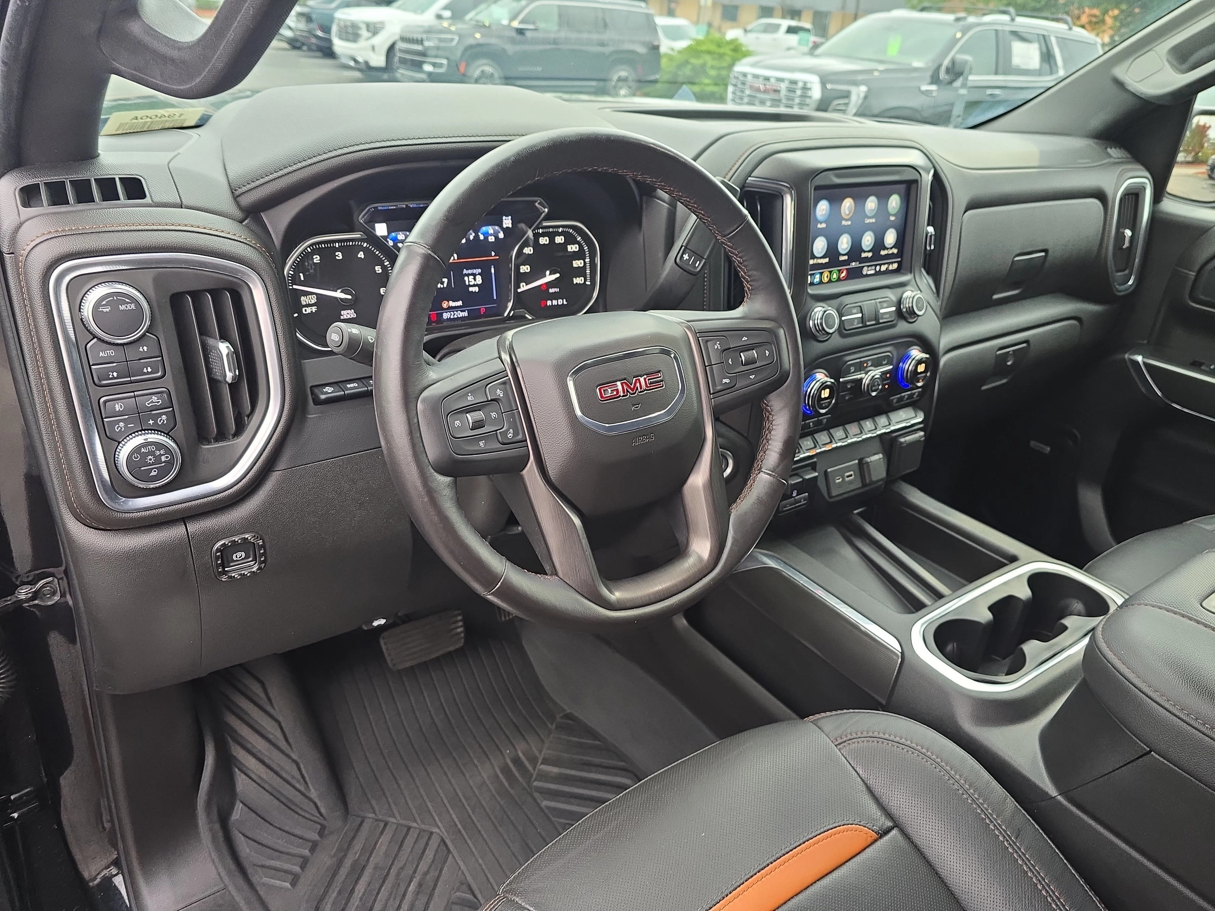 Used 2021 EBONY TWILIGHT METALLIC GMC AT4 image 17