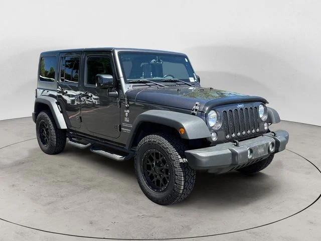 Used 2017 Gray Jeep Unlimited Sport image 7