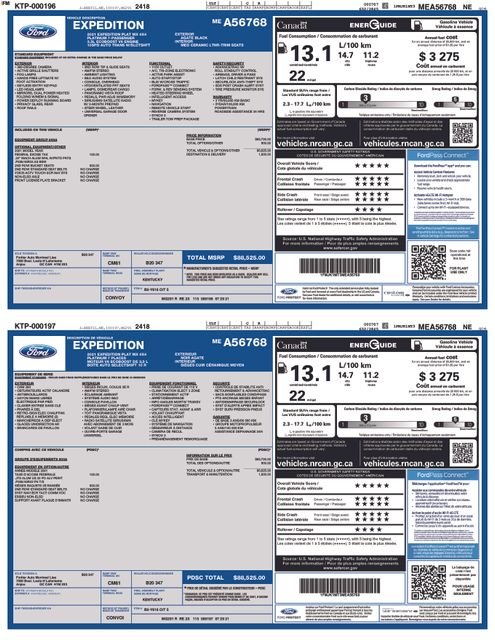 Certified Used 2021 Agate Black Metallic Ford Platinum image 9