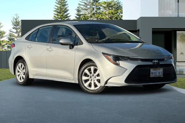 Used 2023 Silver Toyota LE image 2