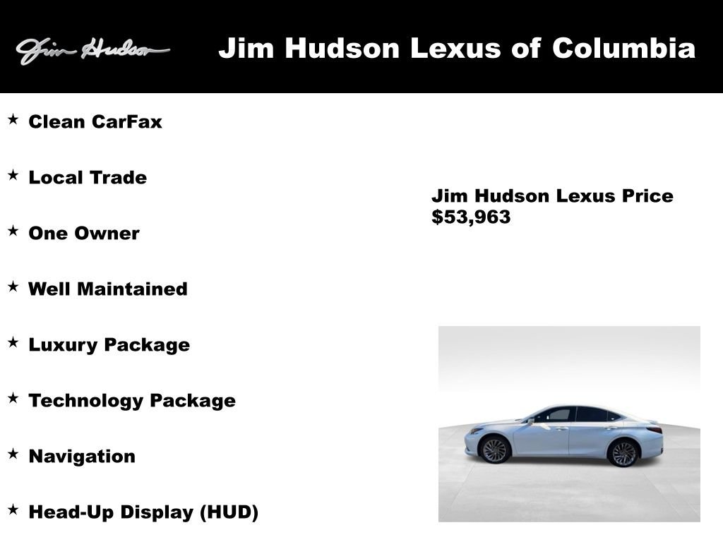 Certified Used 2024 EMINENT WHITE PEARL Lexus 300h Luxury image 3