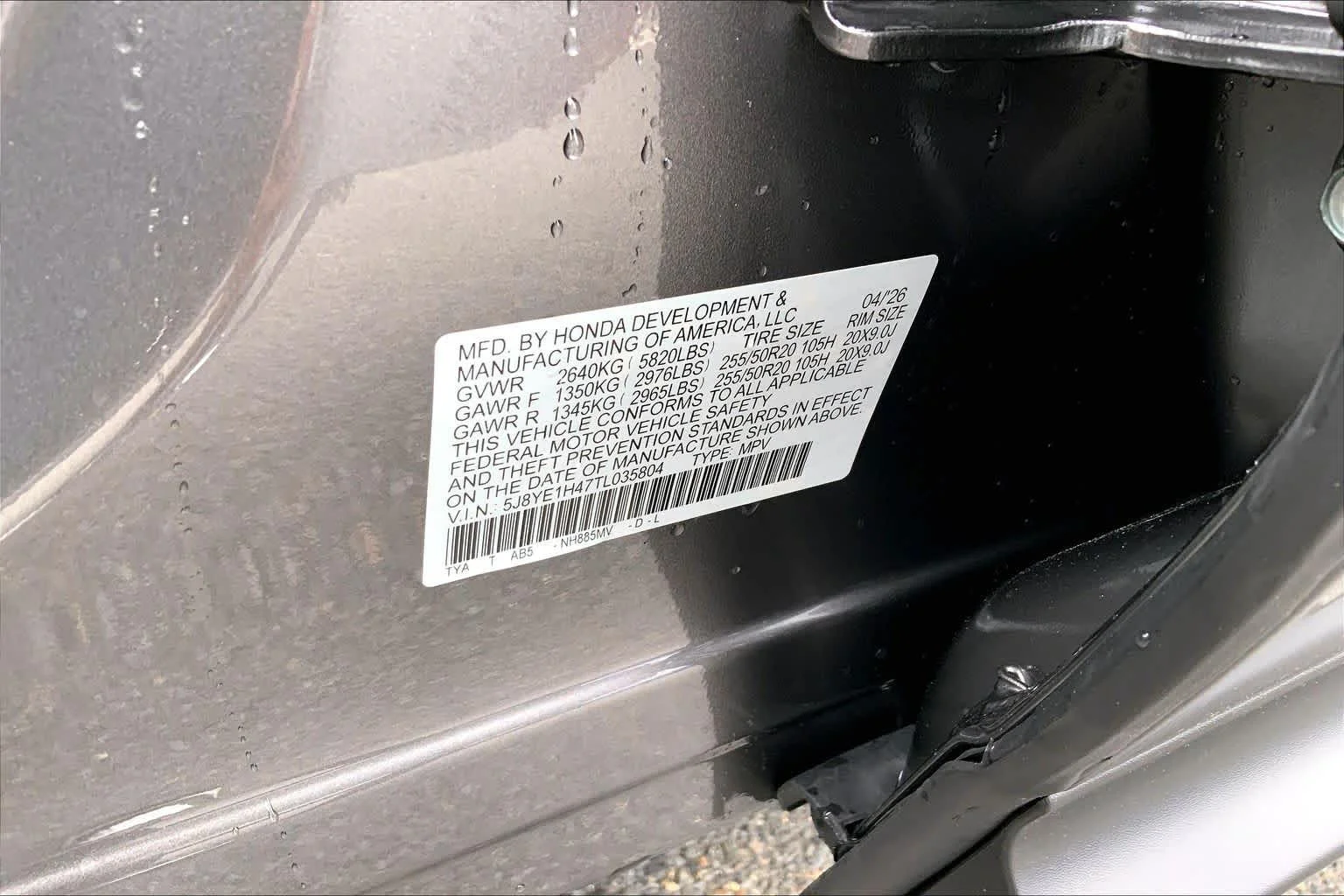 New 2026 Liquid Carbon Metallic Acura With Technology Package image 13