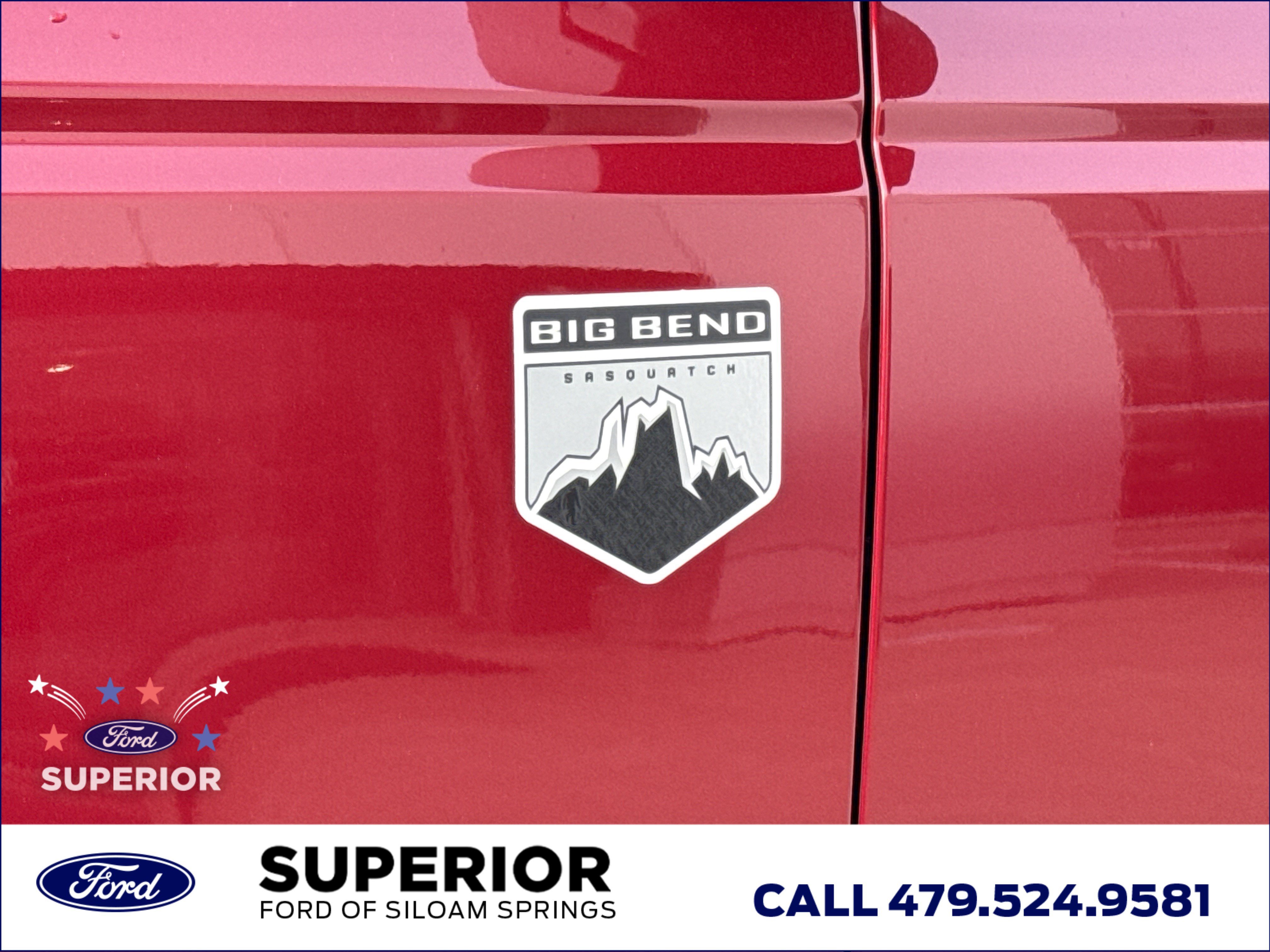 New 2026 Ruby Red Metallic Tinted Clearcoat Ford Big Bend 4WD image 13