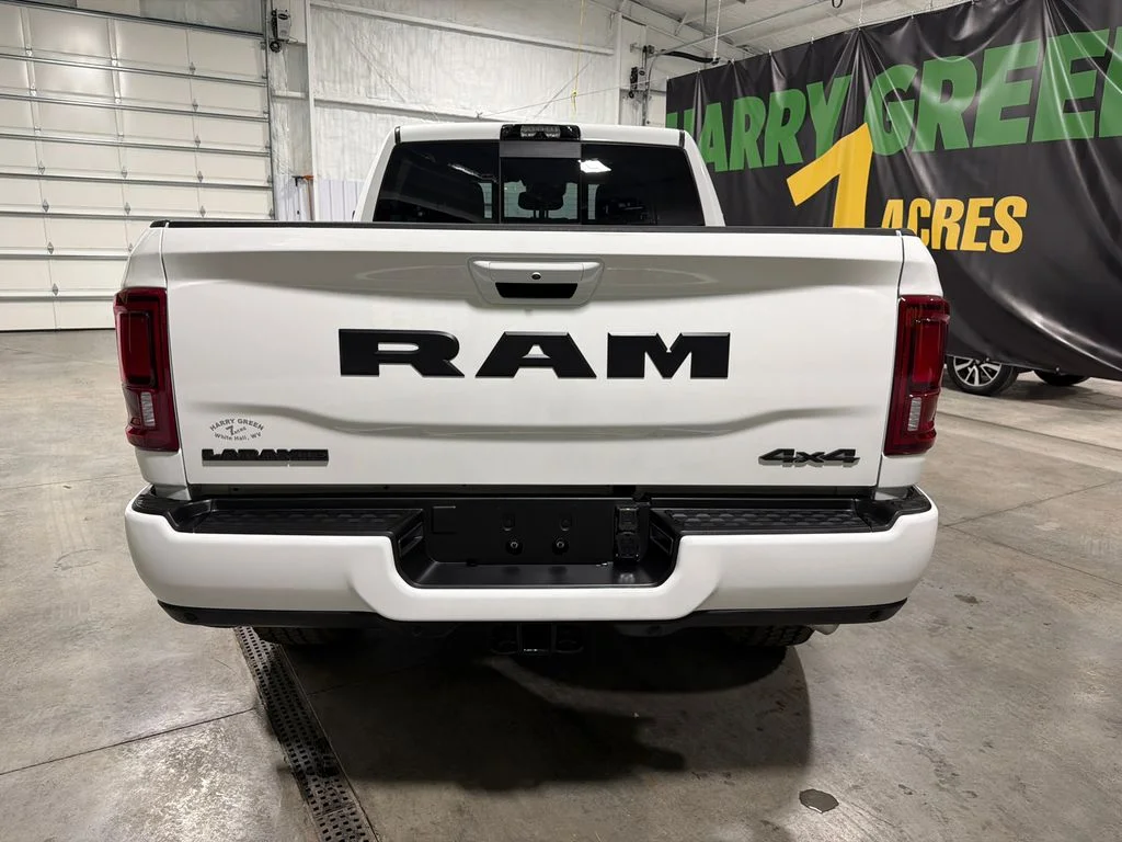 New 2026 Bright White Clear-Coat Exterior Paint RAM Laramie image 7