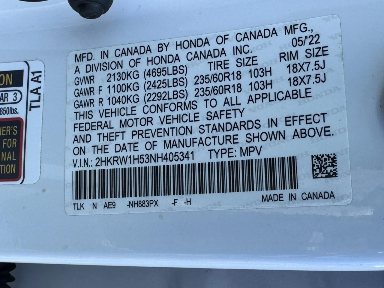 Used 2022 WHITE Honda EX image 25
