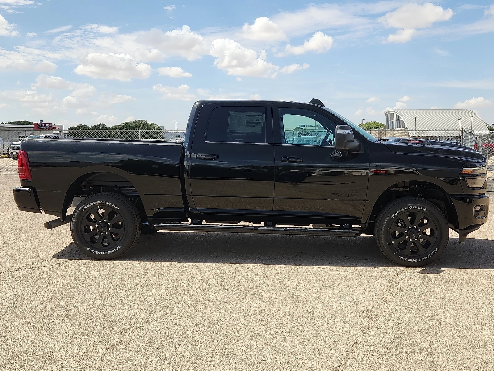 New 2027 Diamond Black Crystal Pearl-Coat  Paint Ram LARAMIE CREW CAB 4X4 6