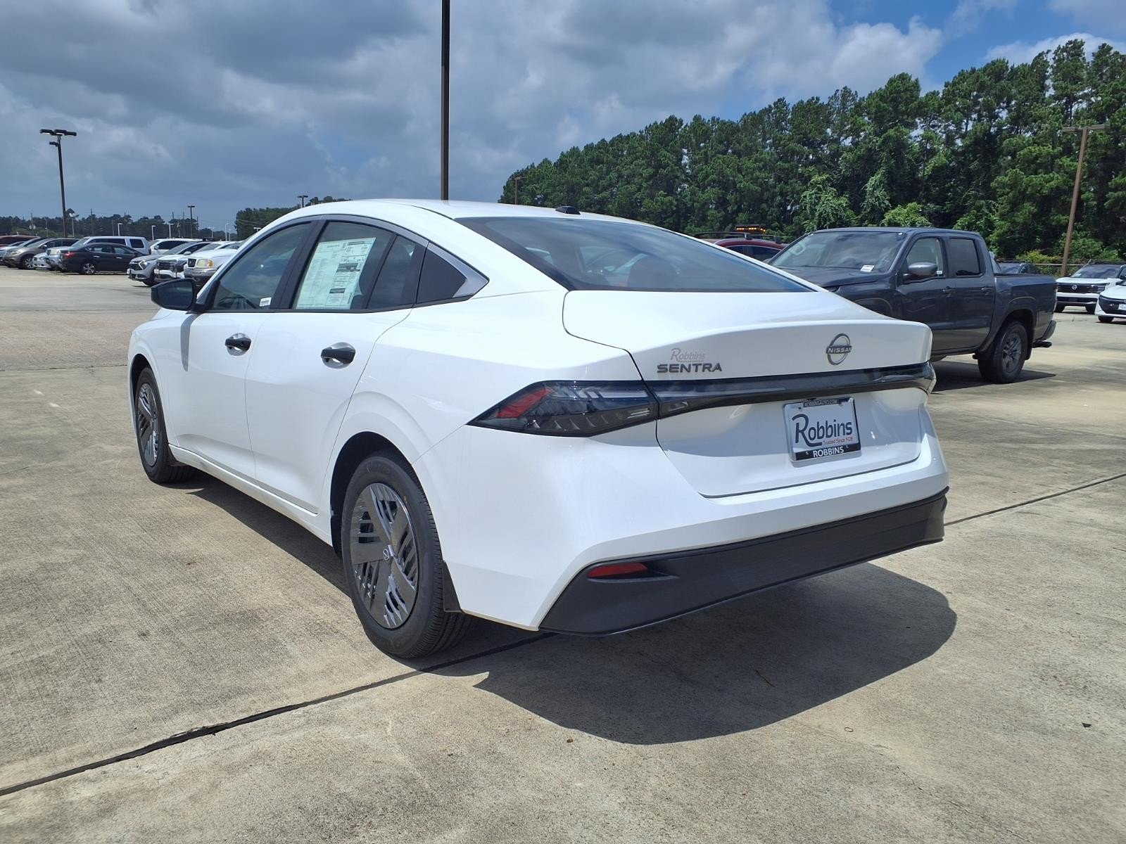 2026 Nissan Sentra S White at Robbins Nissan