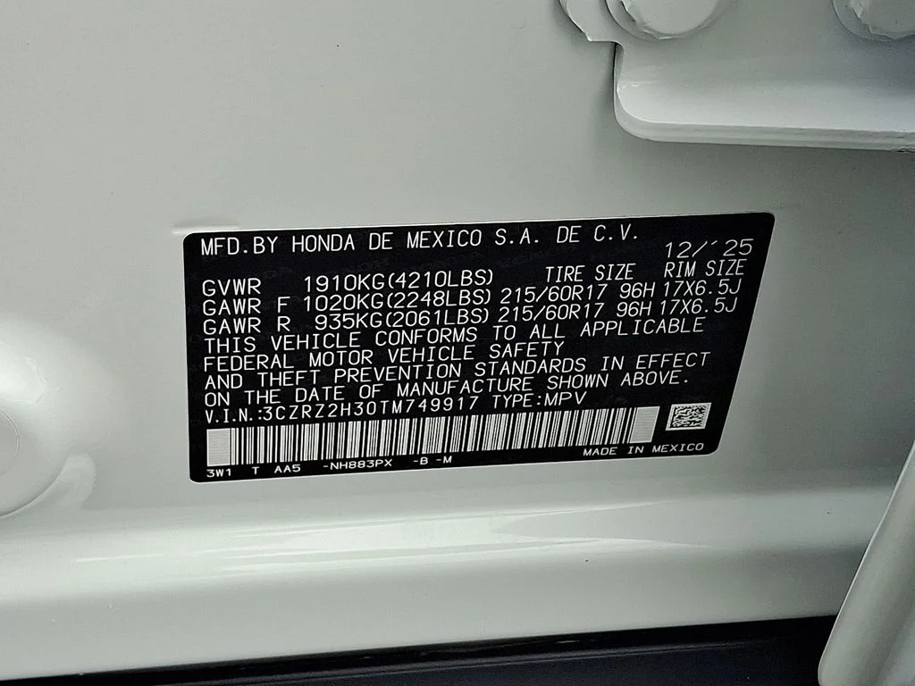 2026 Honda HR-V LX - Photo 26