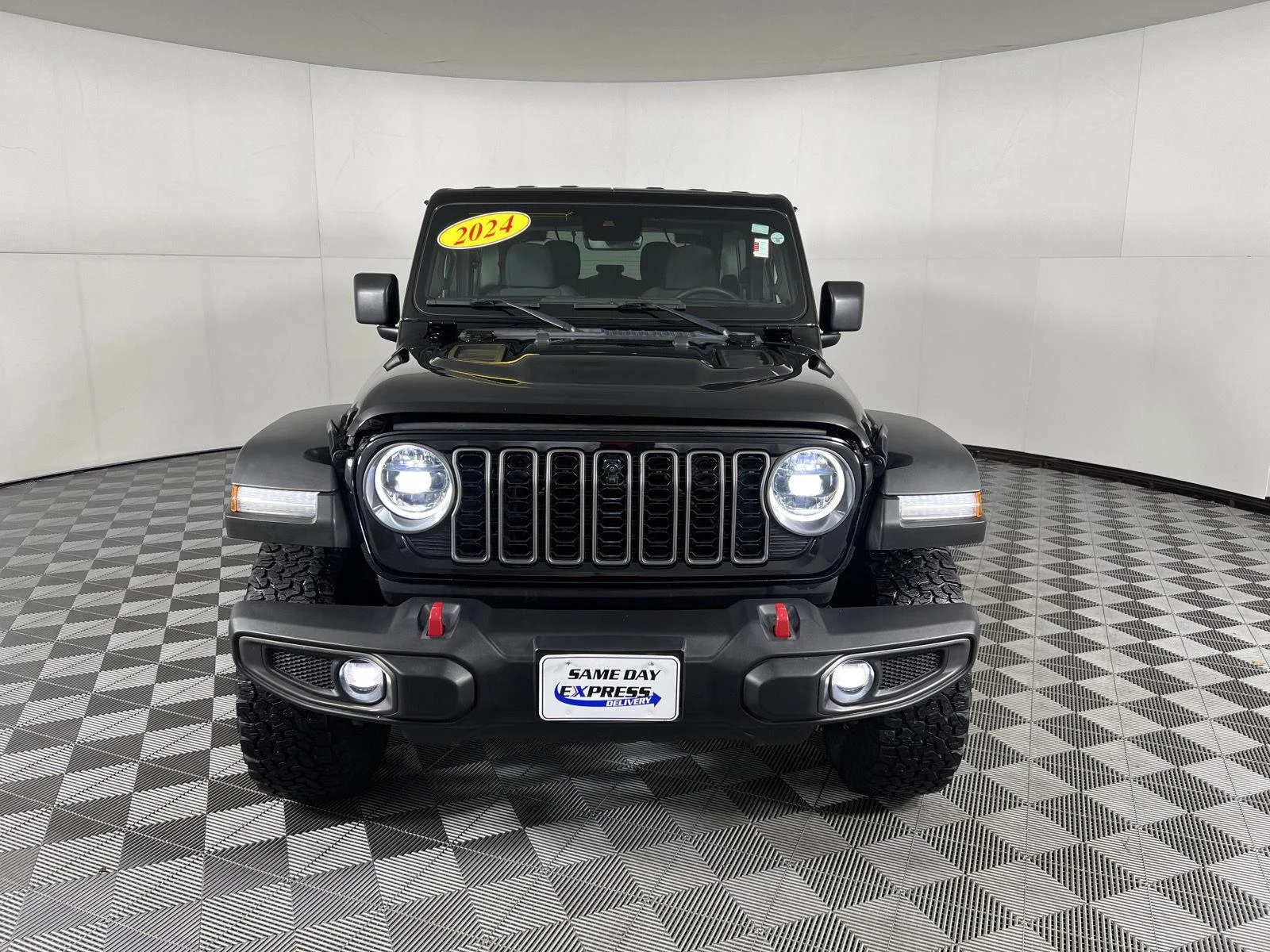 Used 2024 Black Clearcoat Jeep Rubicon image 2