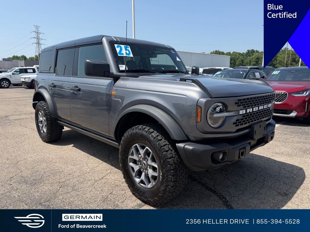 Used 2025 Gray Metallic Ford Badlands image 1