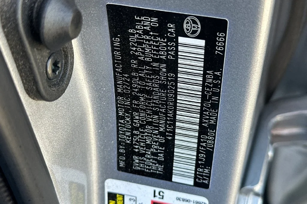 Used 2024 Silver Toyota LE image 31