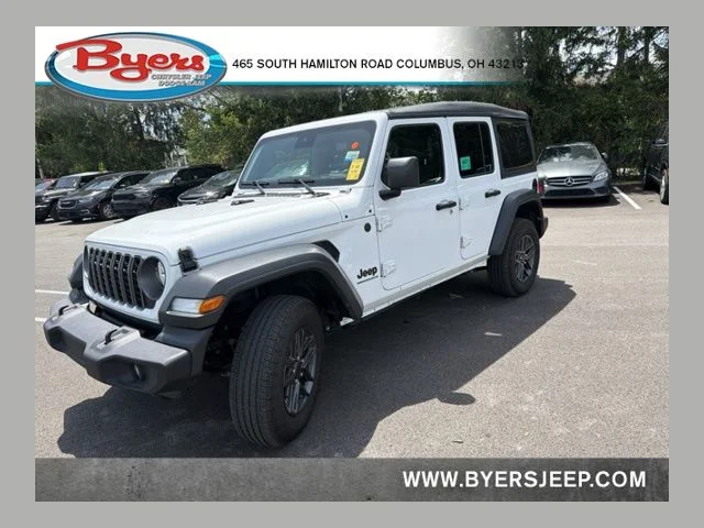 Used 2025 White Jeep Sport S image 1