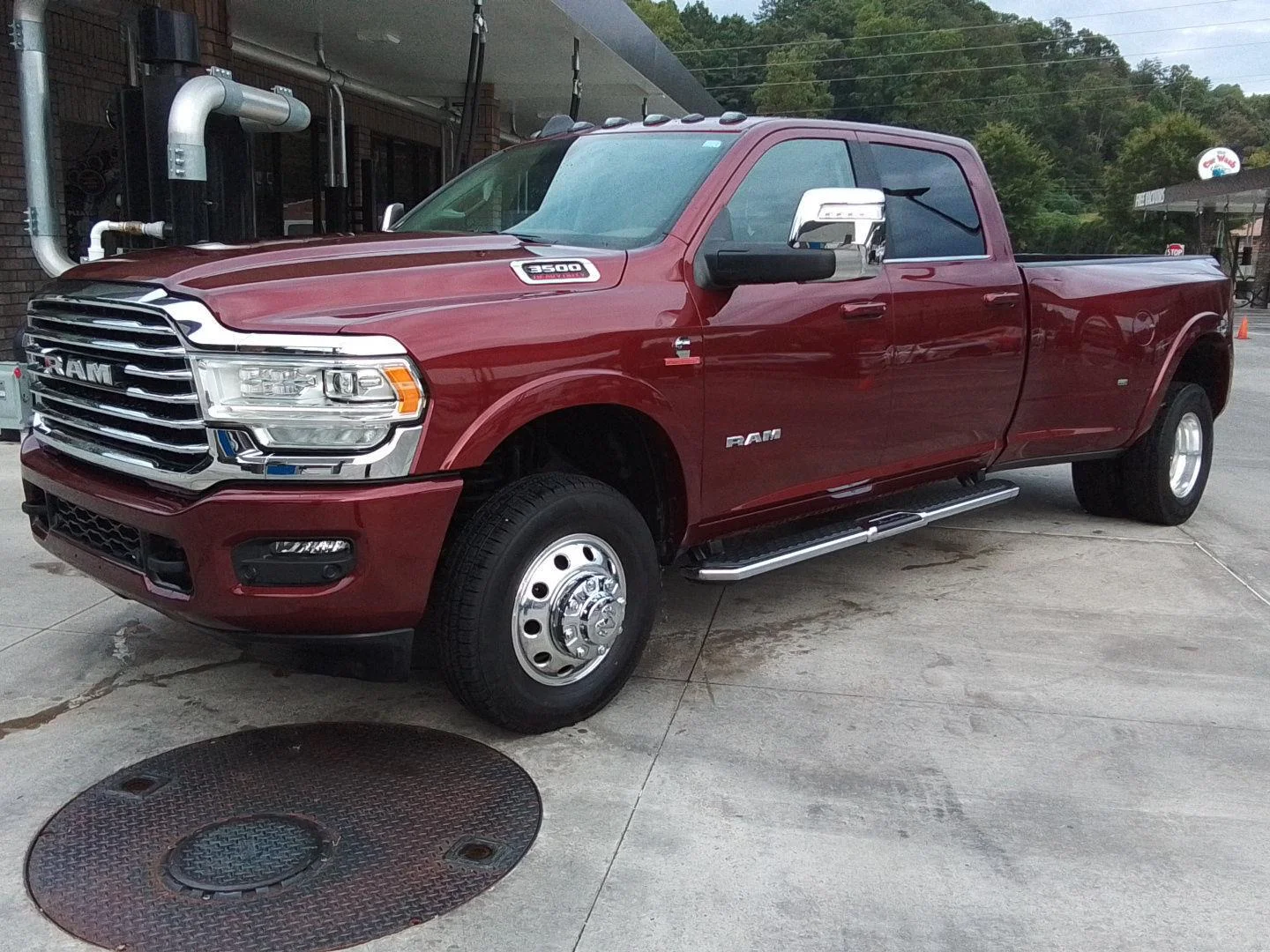 Used 2024 Delmonico Red Pearlcoat Ram Longhorn image 1