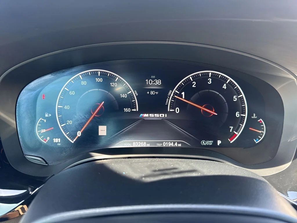 Used 2019 Silver BMW M550i xDrive image 24