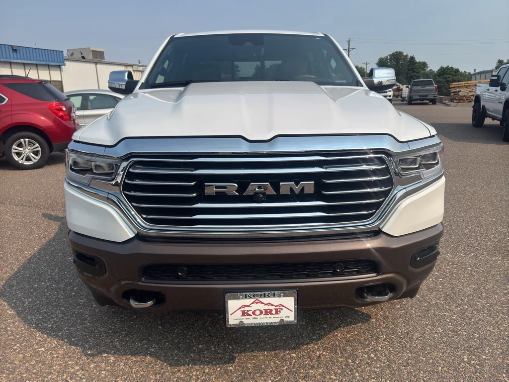 Used 2022 Ivory White Tri-Coat Pearlcoat Ram Longhorn image 3