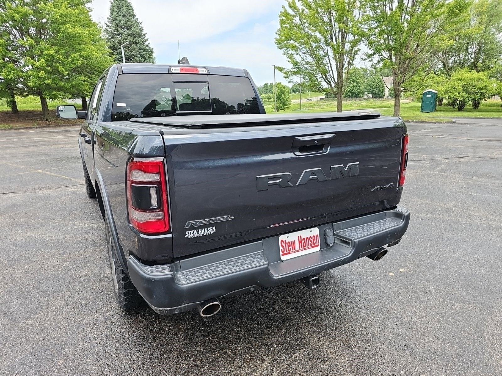 Used 2020 Maximum Steel Metallic Clearcoat Ram Rebel image 3
