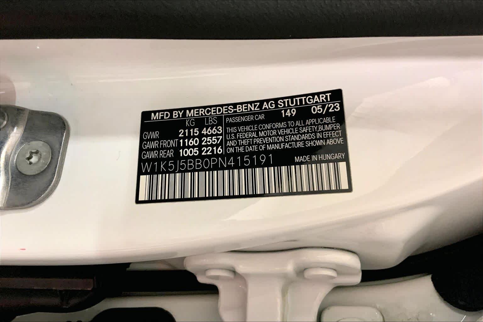 Used 2023 Polar White Mercedes-Benz AMG® CLA 35 image 36