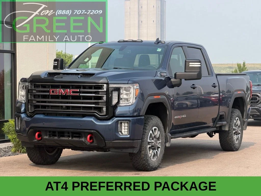 Used 2022 Blue GMC AT4 image 1