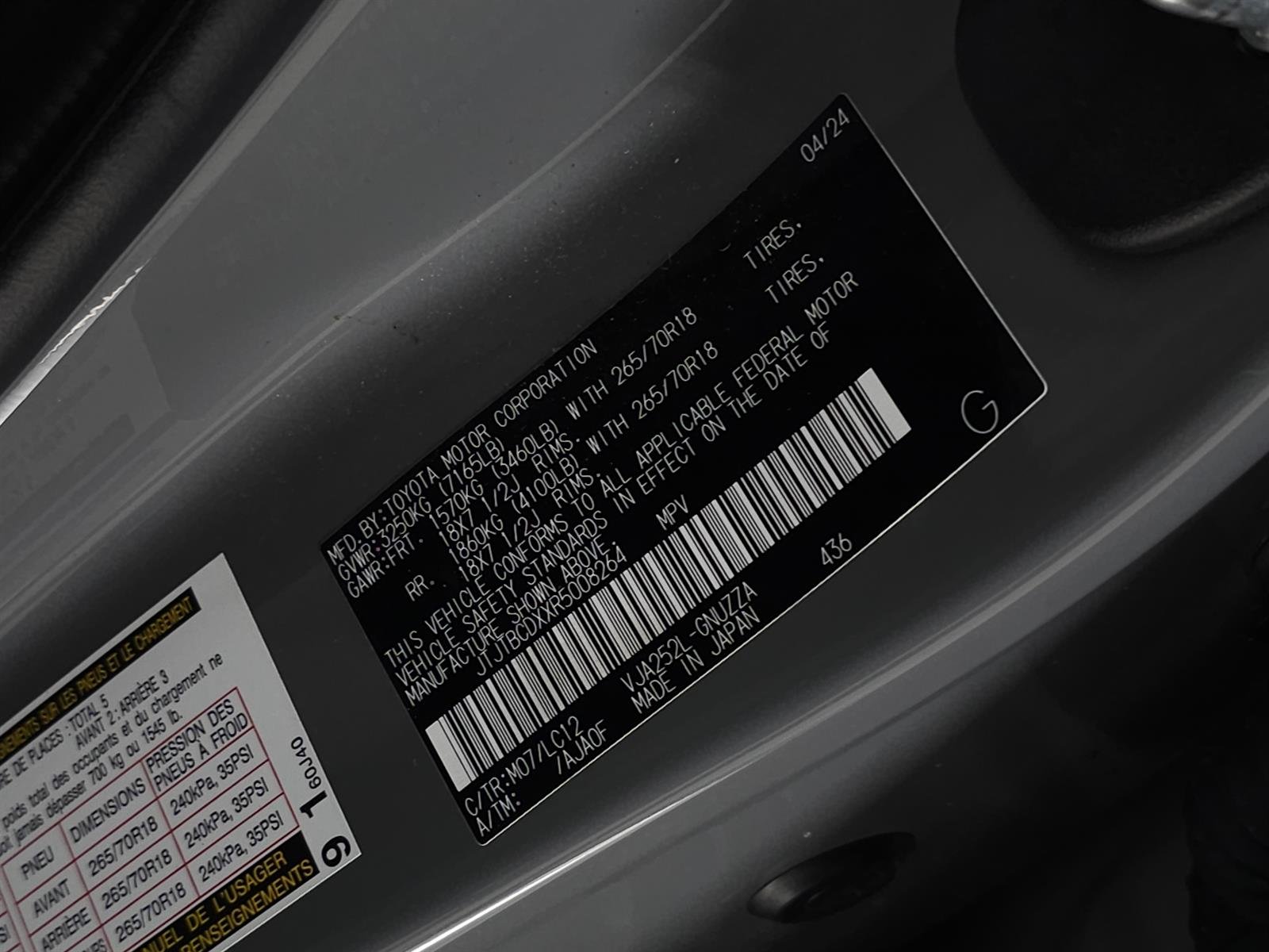 Certified Used 2024 Gray Lexus OVERTRAIL+ image 39
