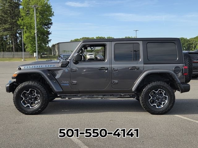 Used 2022 Jeep Wrangler Unlimited Rubicon 4XE with VIN 1C4JJXR61NW274376 for sale in Benton, AR