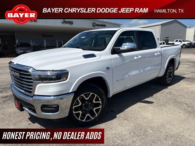 New 2026 Bright White Clear-Coat Exterior Paint RAM Laramie image 1