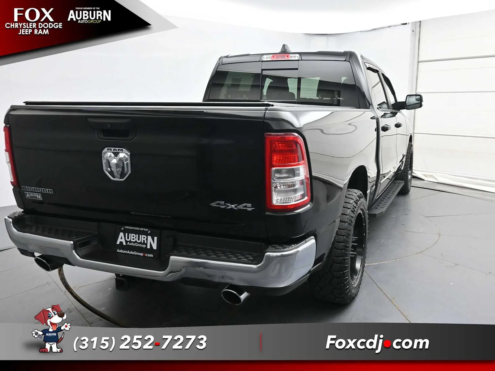 Used 2023 Diamond Black Crystal Pearlcoat Ram Big Horn image 4