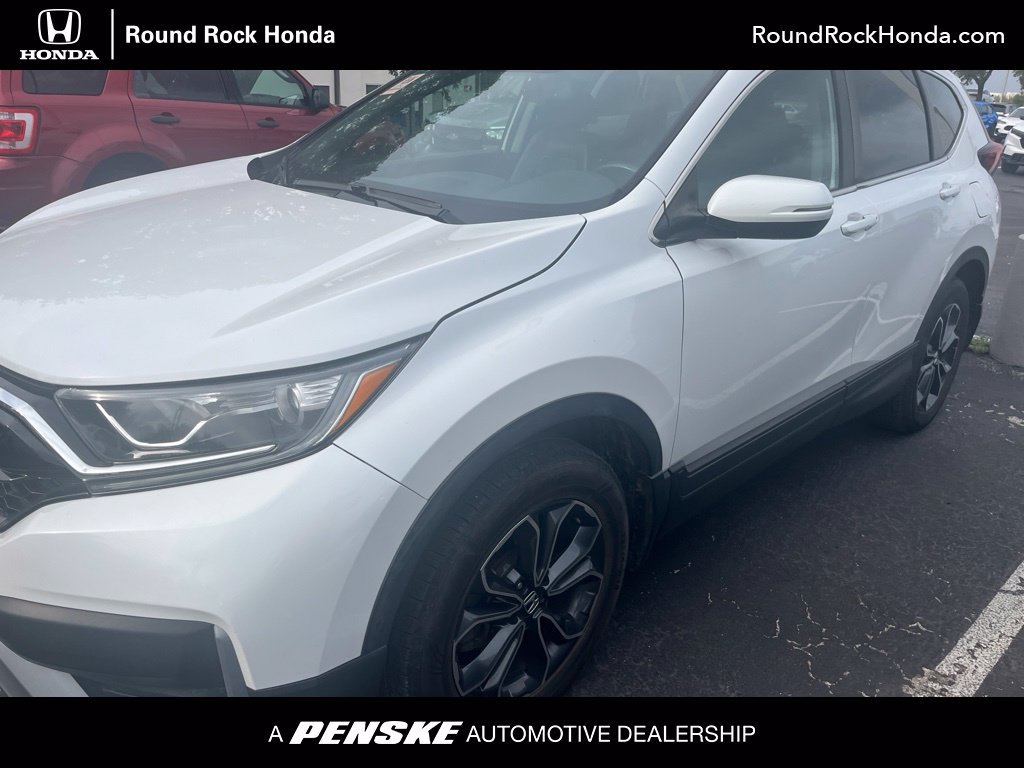 Used 2021 Platinum White Pearl Honda EX-L image 1