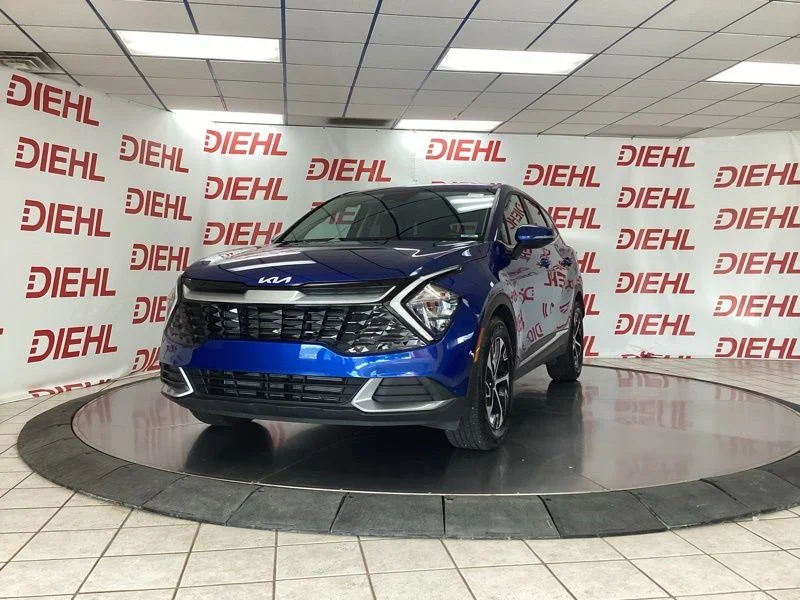 Used 2023 Blue Kia EX image 3