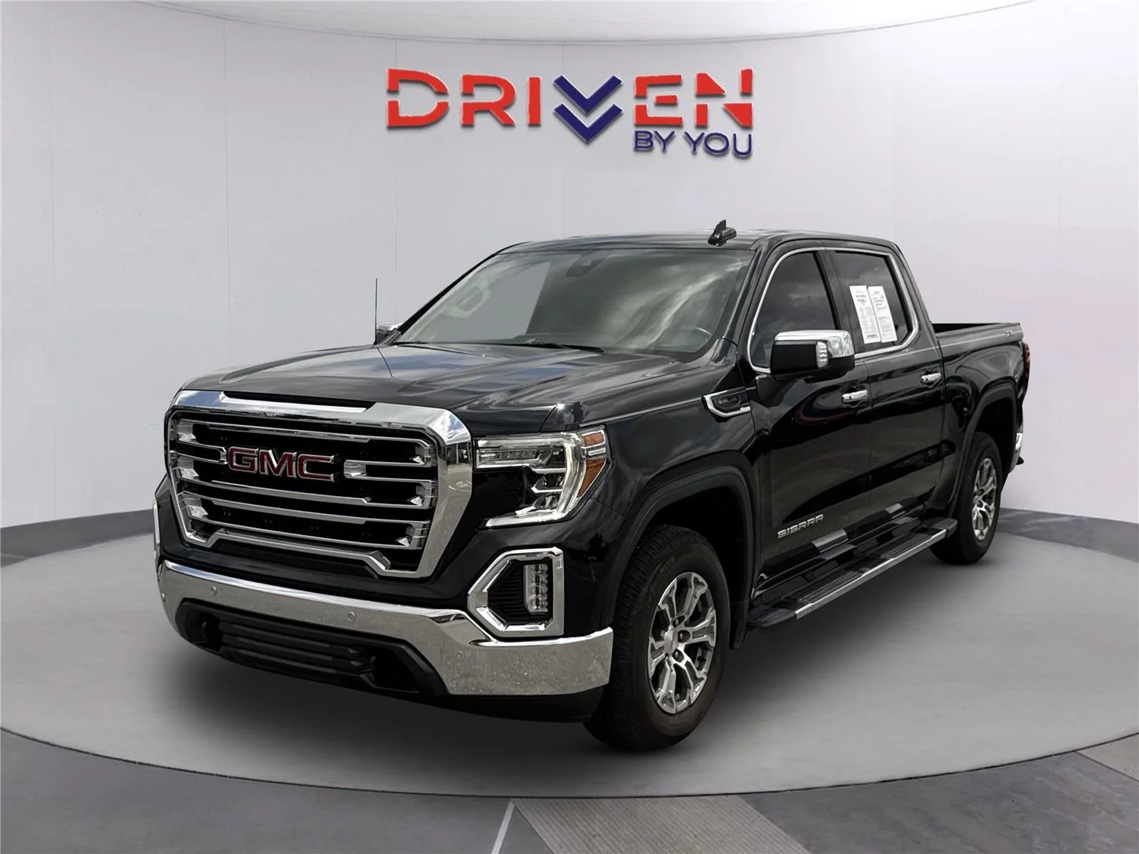 Used 2021 ONYX BLACK GMC SLT image 8