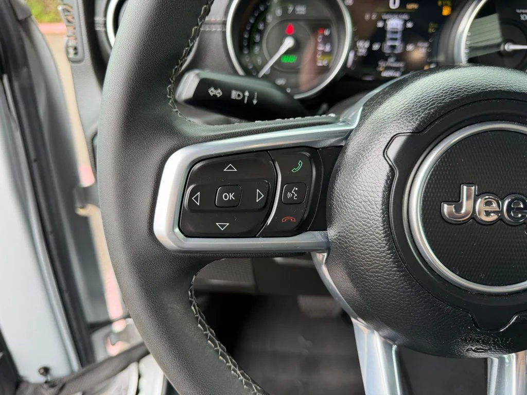 Used 2023 Silver Jeep Sahara 4xe image 16