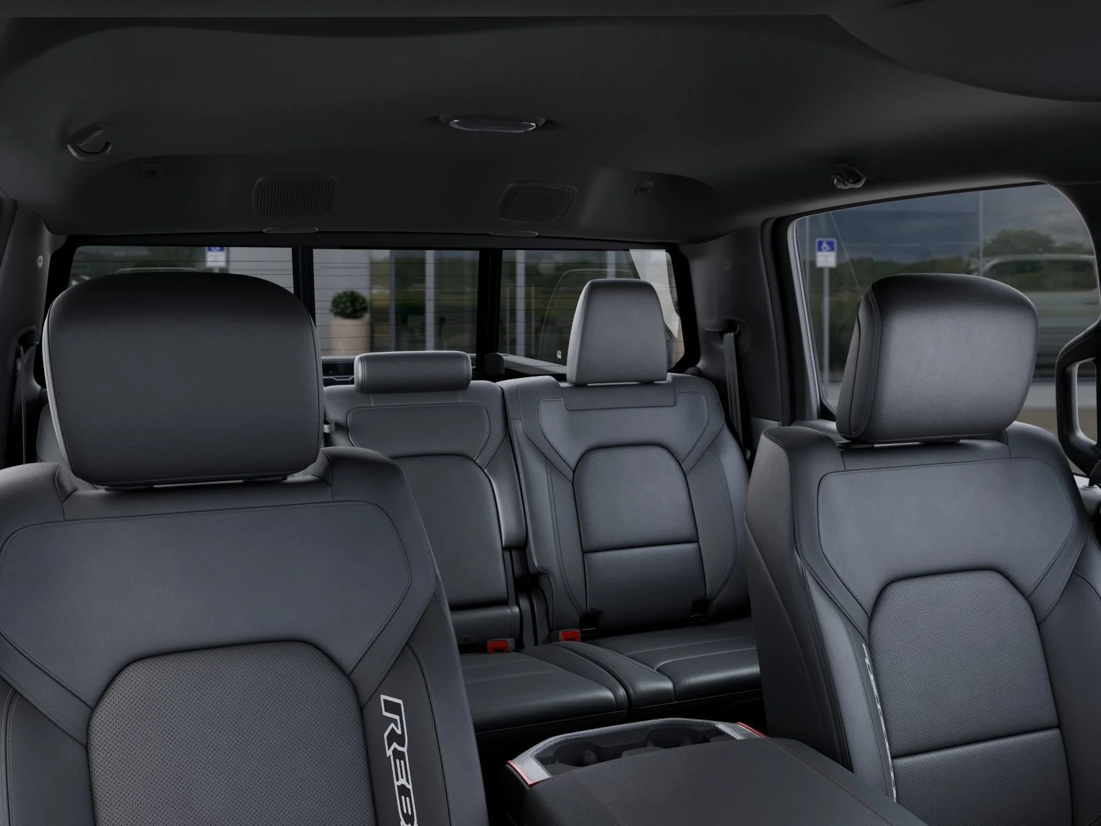 New 2026 Diamond Black Crystal Pearl-Coat Exterior Paint RAM Rebel image 52