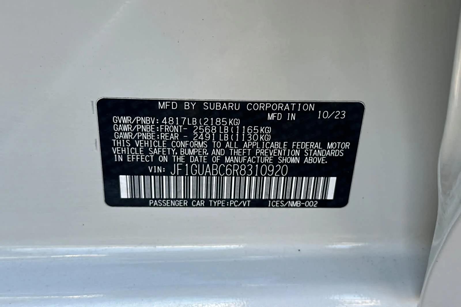 Certified Used 2024 Crystal White Pearl Subaru  image 31