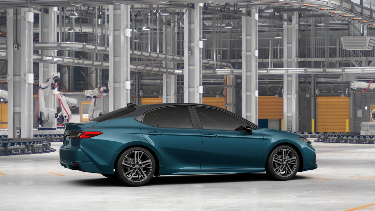 New 2026 Ocean Gem with Midnight Black Metallic roof Toyota XSE image 11