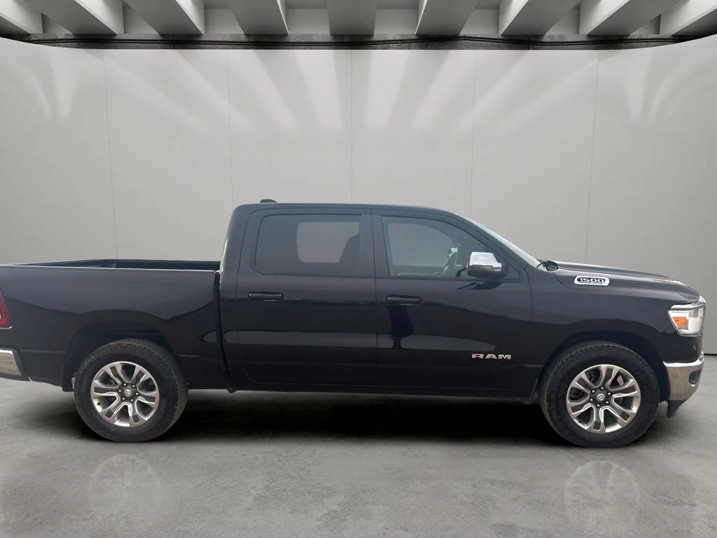 Used 2024 Diamond Black Crystal Pearlcoat Ram Laramie image 6