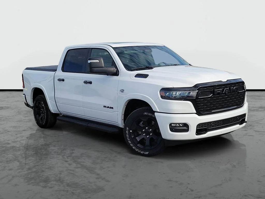 New 2026 Bright White Clear-Coat Exterior Paint RAM Big Horn/Lone Star image 1