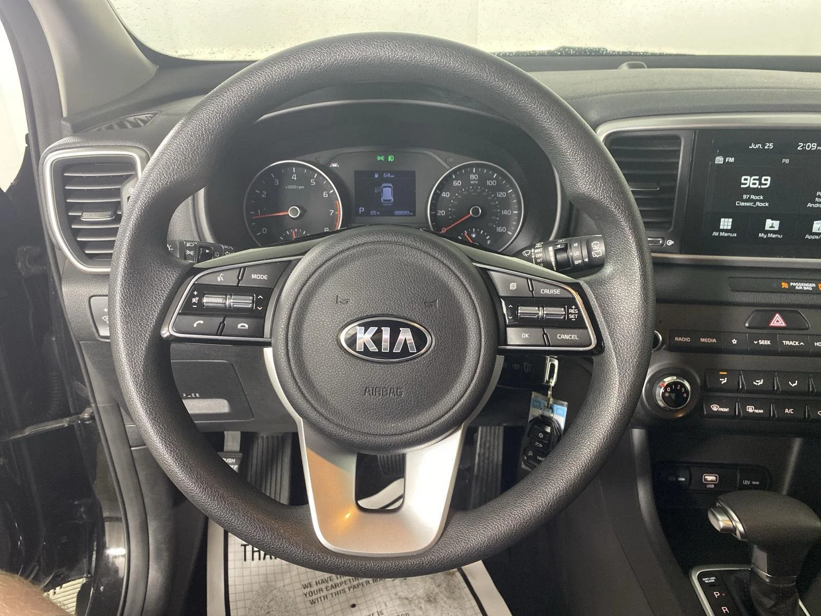 Used 2020 Black Cherry Kia LX image 15