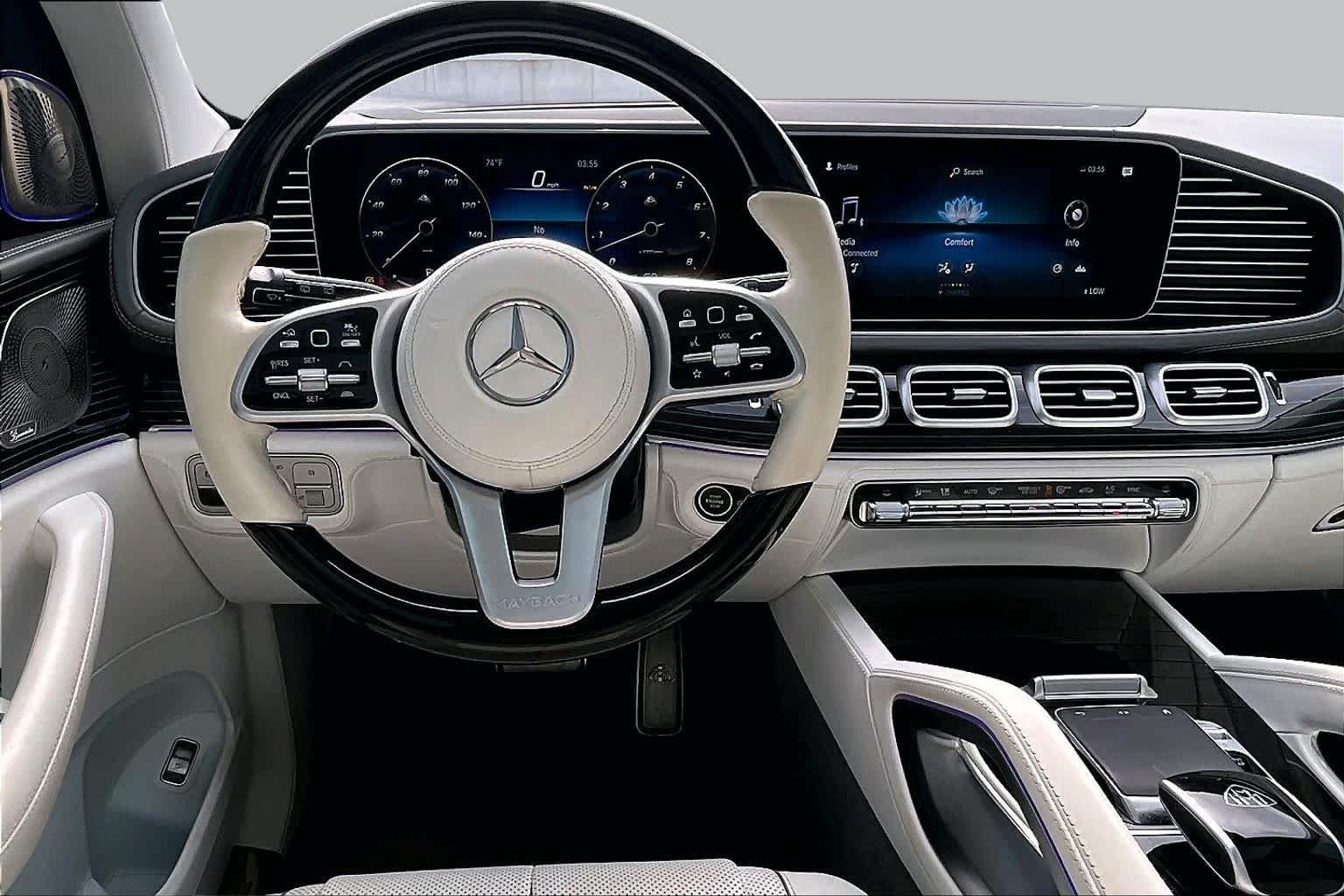 Used 2022 MANUFAKTUR Cardinal Red Metallic Mercedes-Benz Maybach GLS 600 image 6