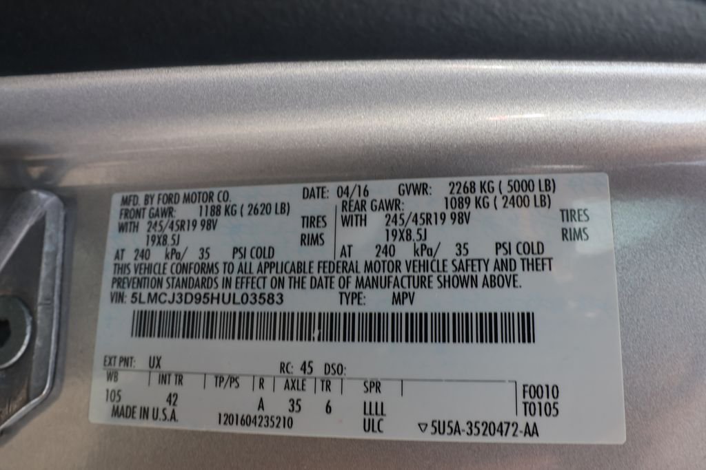 Used 2017 Silver Lincoln Reserve image 43
