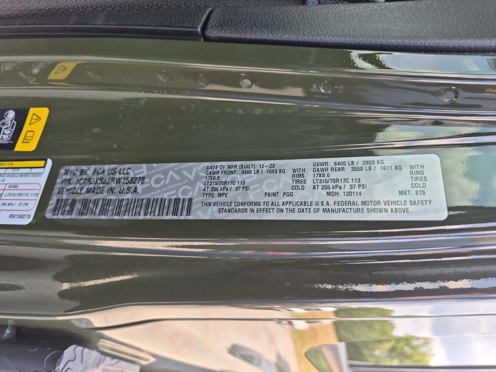Used 2024 Sarge Green Clearcoat Jeep Rubicon 392 image 34