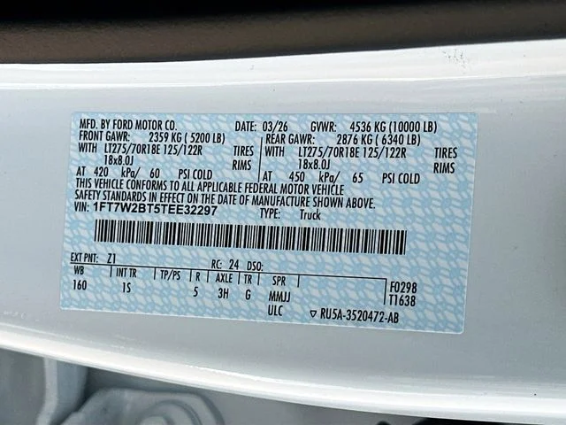 New 2026 Oxford White Ford XL image 19