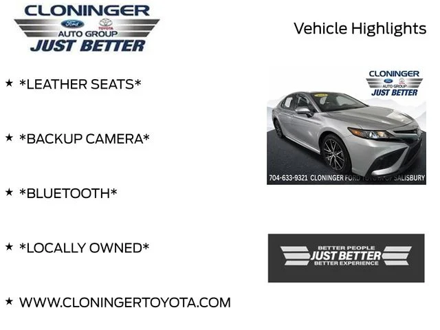 Used 2021 Silver Toyota SE image 3