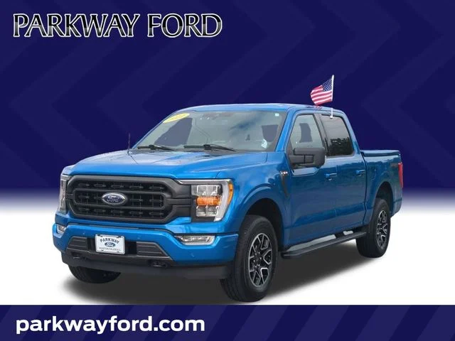 Used 2021 Blue Ford XLT image 1