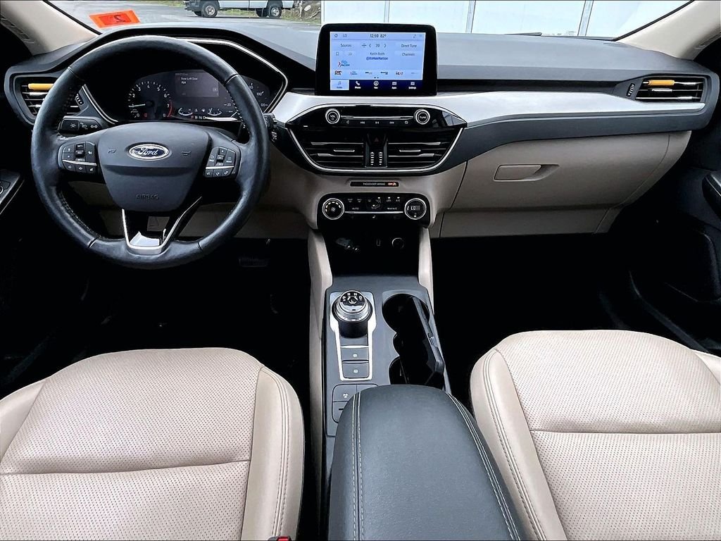 Used 2020 White Metallic Ford SEL image 21