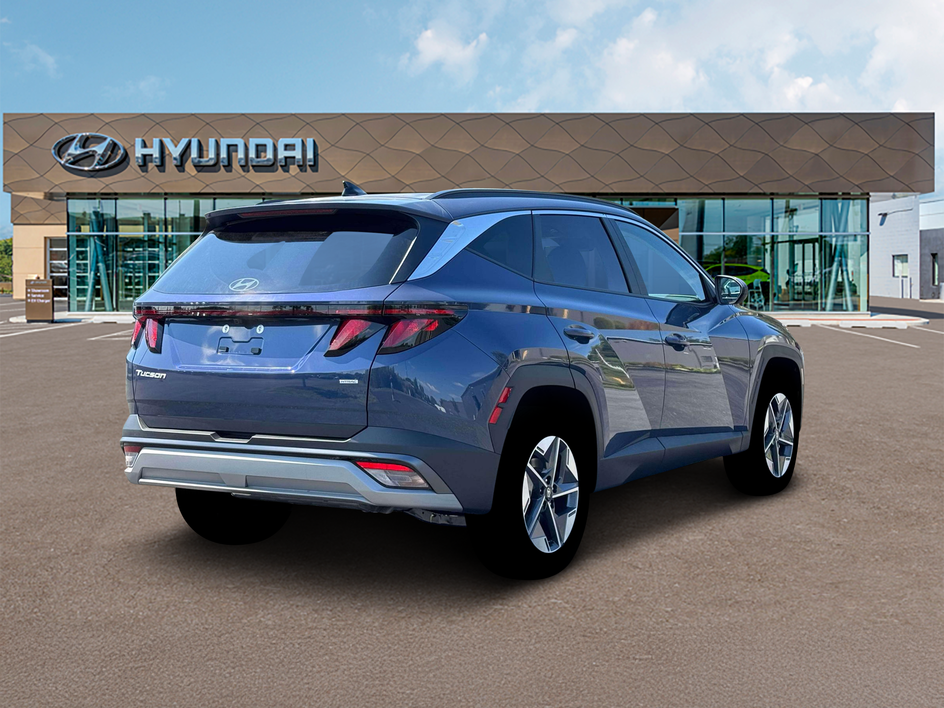 New 2026 Blue Hyundai SEL AWD image 7
